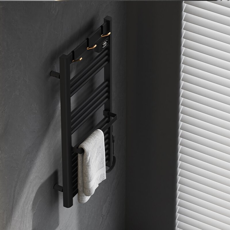 ELEKTRINIS ALIUMININIS VONIOS RADIATORIUS KOPĖČIOS ECO 500W YASUR JUODAS YASUR-BL 19