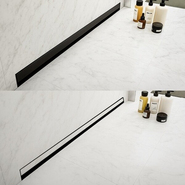 LINIJINIS SIENINIS DRENAS DL09 WALL JUODAS 80 CM DL09-WALL-BL80 2