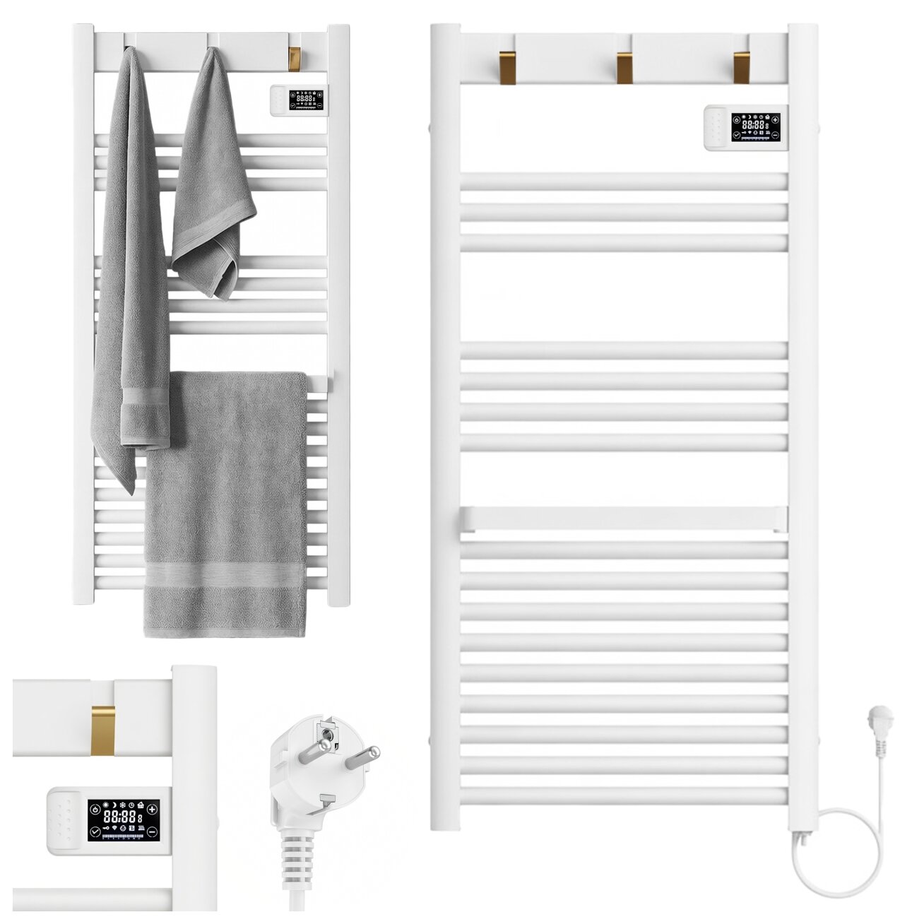 VONIOS ELEKTRINIS ALIUMININIS KOP0cI2 GReI0TUVAS ECO 500W YASUR BALTAS YASUR-WH 1