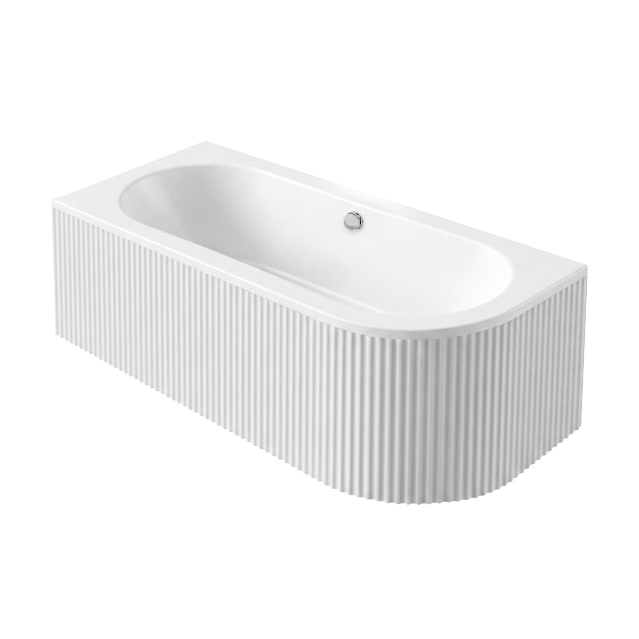 Akrilinė kampinė vonia Orion Stripe Left 150cm 9