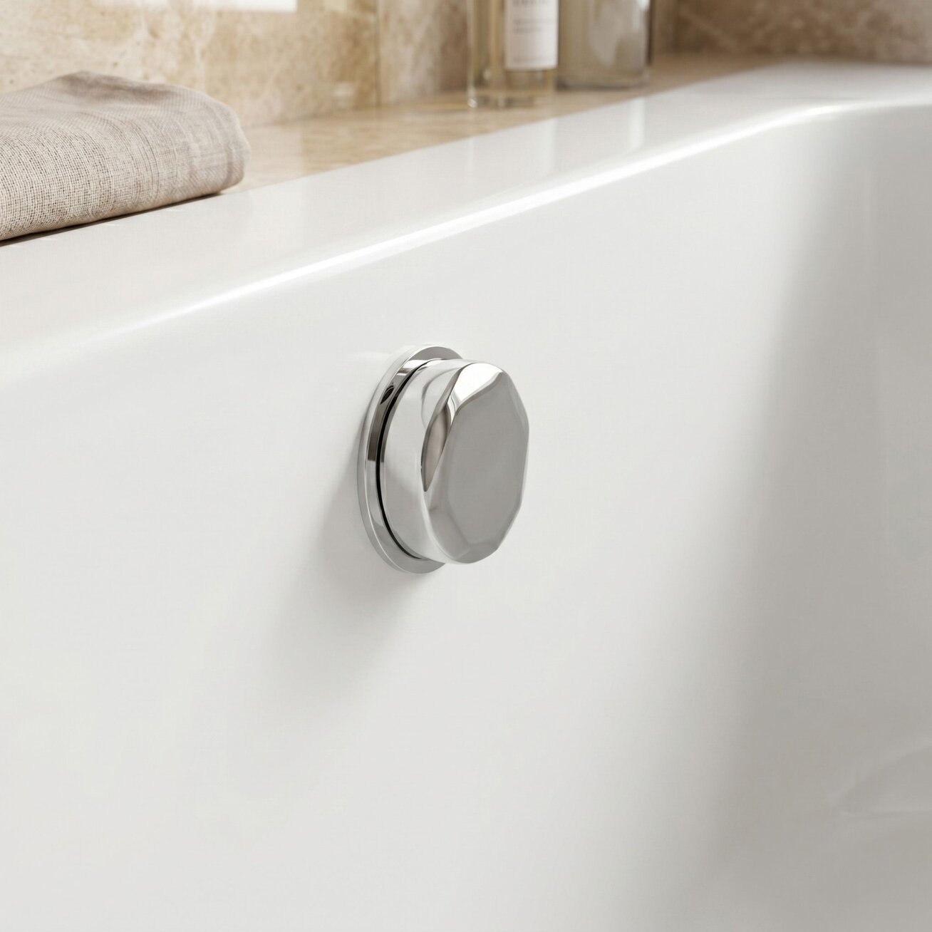 Akrilinė kampinė vonia Orion Stripe Left 160cm 4