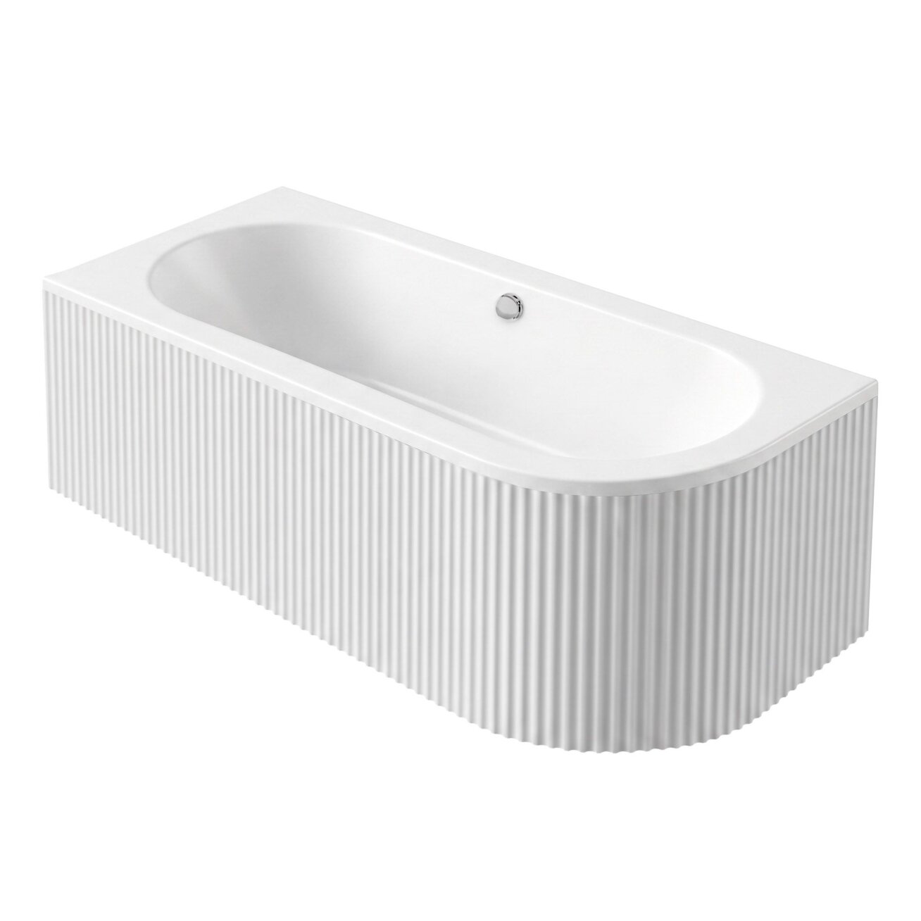 Akrilinė kampinė vonia Orion Stripe Left 160cm 9