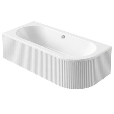 Akrilinė kampinė vonia Orion Stripe Left 170cm