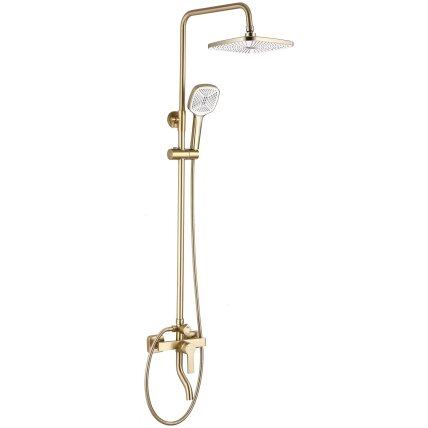 ARGUS BRUSHED GOLD dušo komplektas 4 ARGUS BRUSHED GOLD dušo komplektas 4