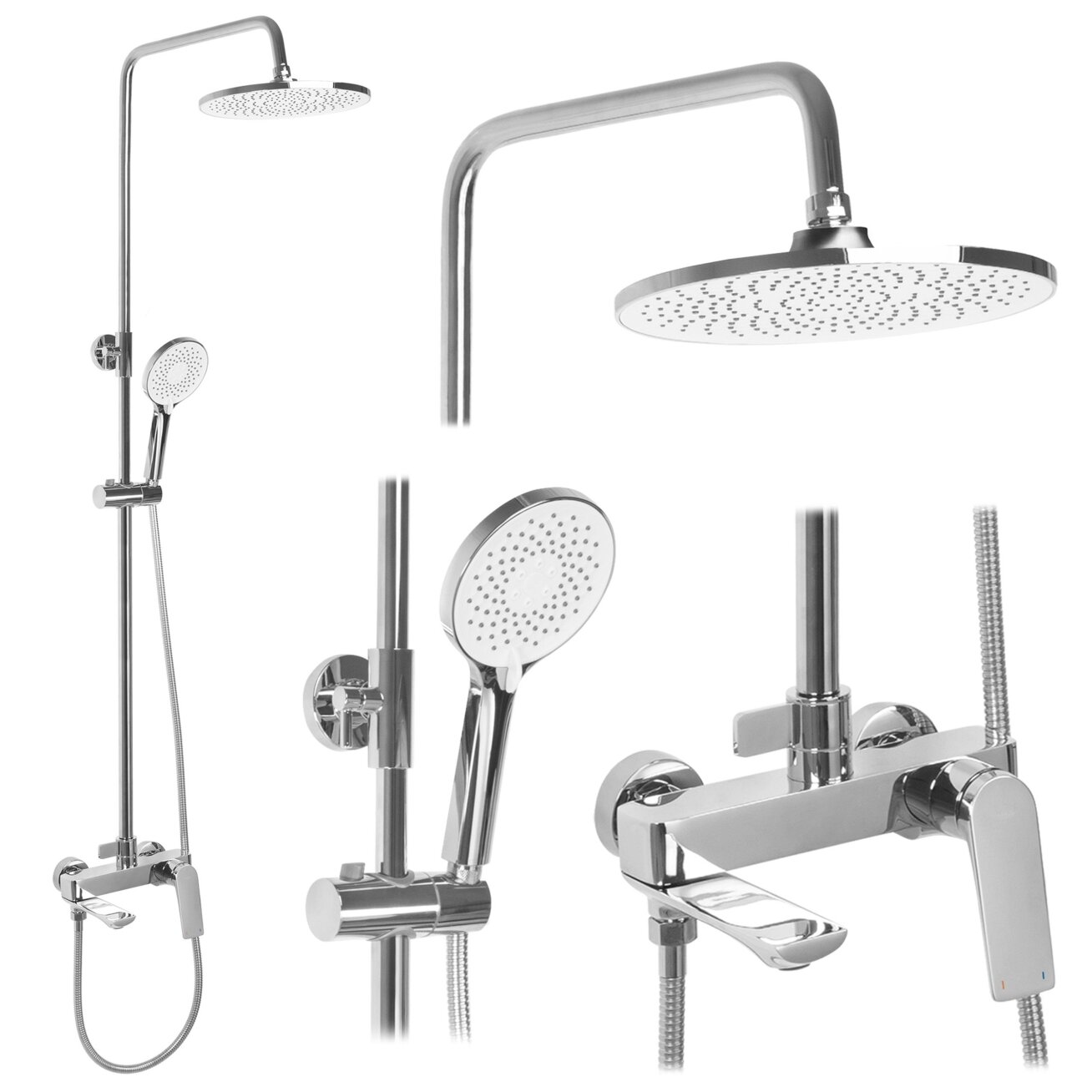 AVALON CHROME dušo komplektas AVALON CHROME dušo komplektas