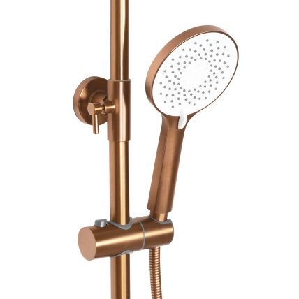 AVALON BRUSHED Copper dušo komplektas 3