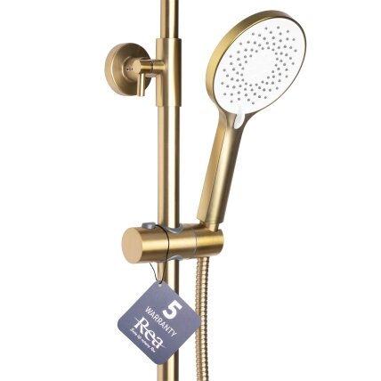 AVALON BRUSHED GOLD dušo komplektas 6 AVALON BRUSHED GOLD dušo komplektas 6