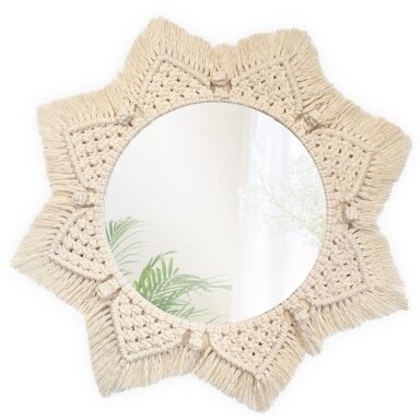 Boho sieninis veidrodis 53CM 322048
