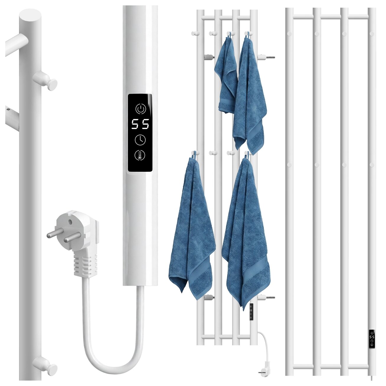 VONIOS RADIATORIUS ELEKTRINIS SIENINIS VERTIKALUS 1405X346 BALTAS KASJAN-WH-2 1 VONIOS RADIATORIUS ELEKTRINIS SIENINIS VERTIKALUS 1405X346 BALTAS KASJAN-WH-2 1