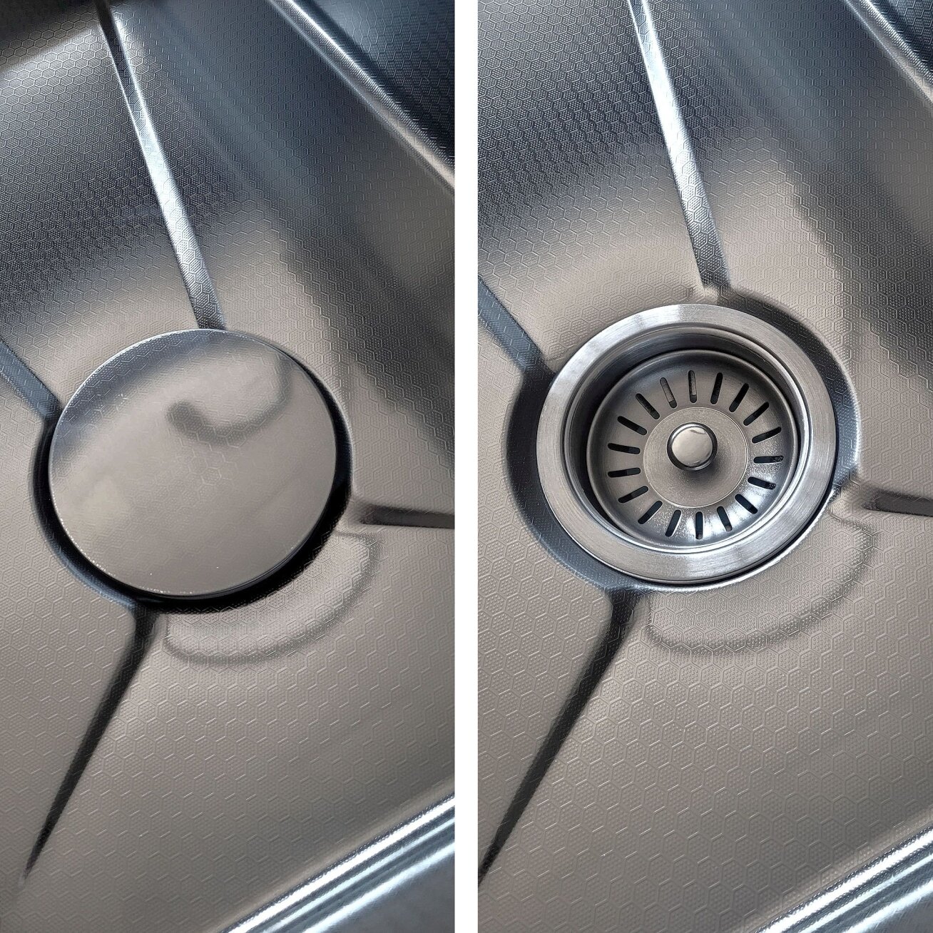 Daugiafunkcė plieninė plautuvė 10 viename Alonzo Brush Nickel 10 Daugiafunkcė plieninė plautuvė 10 viename Alonzo Brush Nickel 10