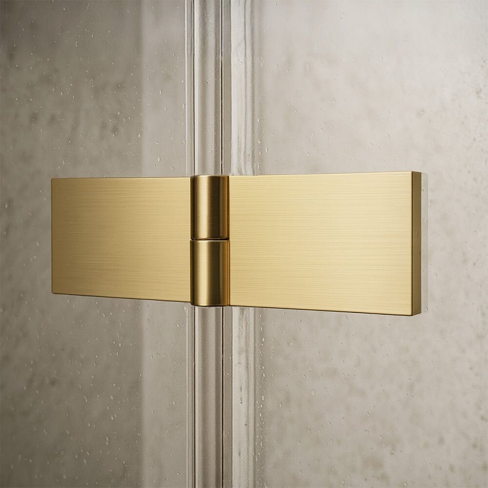 Dušo durys Atlas 80 Brush Gold 5
