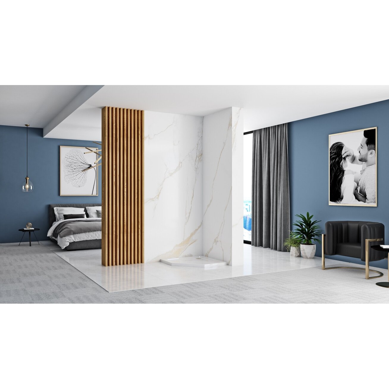 Dušo kabina DIAMONT BLACK MAT 80x80 10 Dušo kabina DIAMONT BLACK MAT 80x80 10
