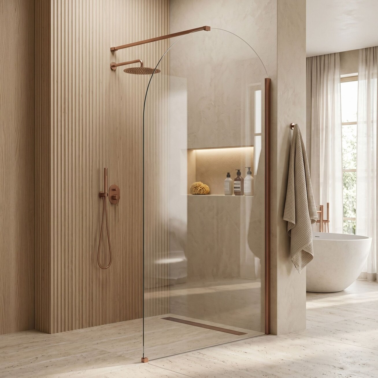 Dušo siena Heaven Brush Copper 120 3