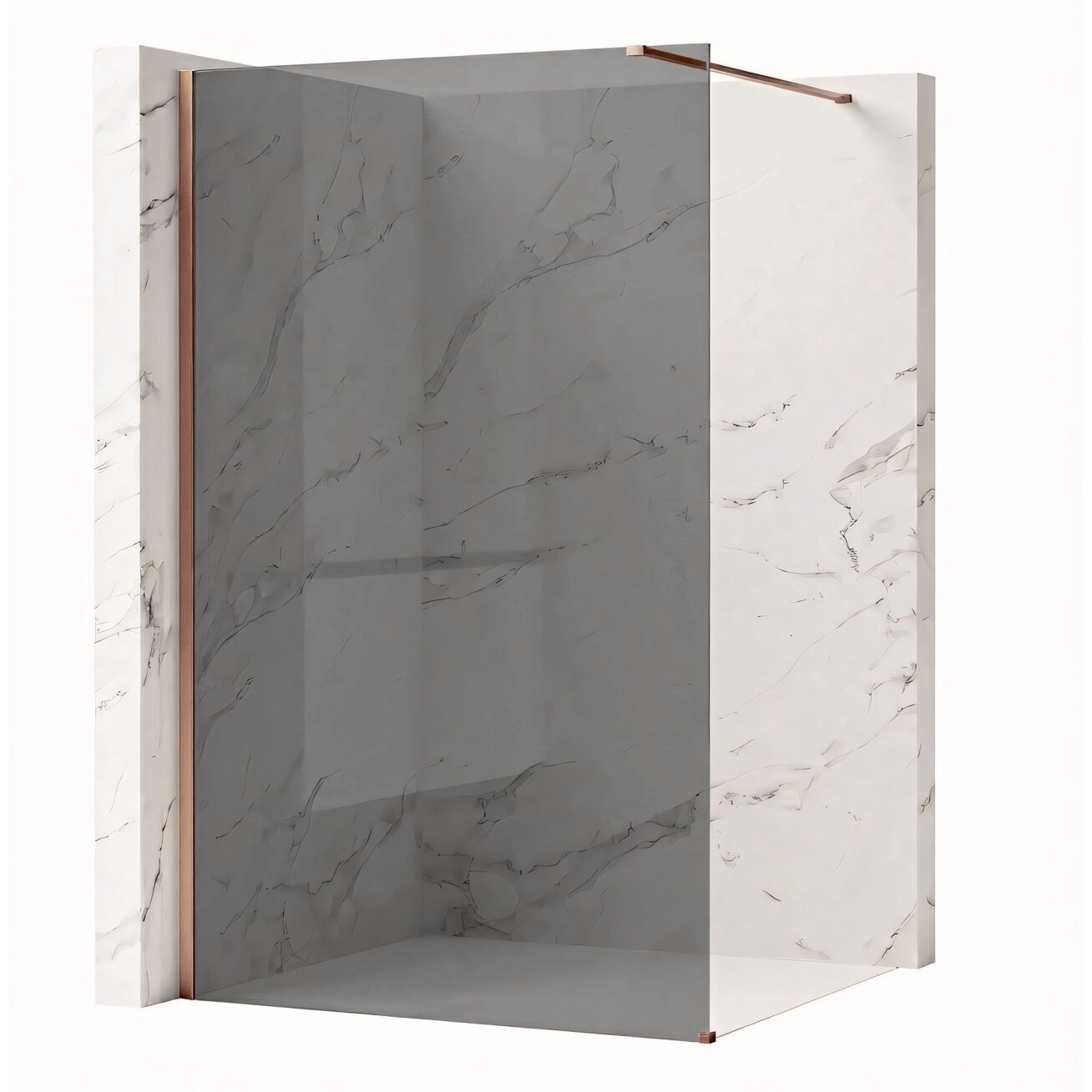Dušo siena Flexi Grey / Brush Copper 100 14 Dušo siena Flexi Grey / Brush Copper 100 14