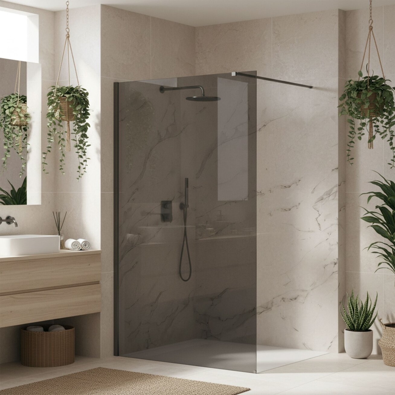 Dušo siena Flexi Grey / Titan 120 2 Dušo siena Flexi Grey / Titan 120 2