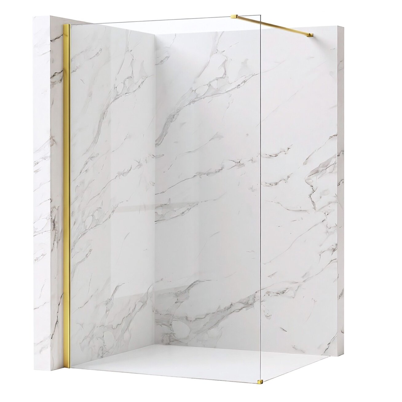 Dušo siena Flexi Transparent / Gold 80 1