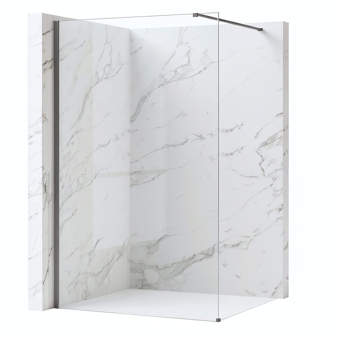 Dušo siena Flexi Transparent / Titan 130