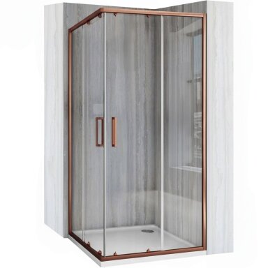 Dušo kabina City 90x90 Brush Copper