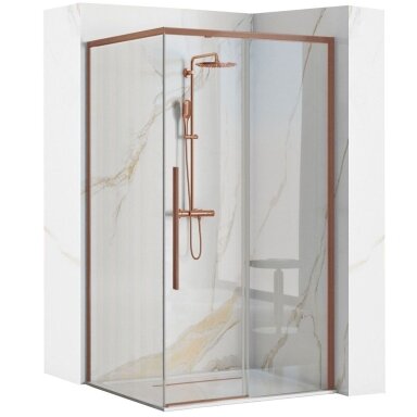 Dušo kabina SOLAR Copper Brush 90x90