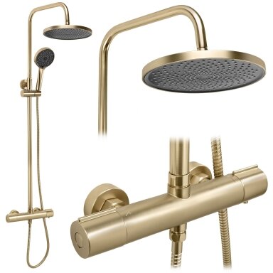 Dušo komplektas Avanti Brush Gold
