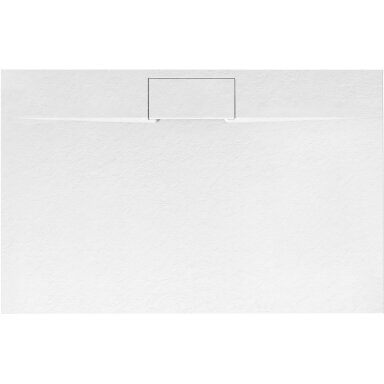 Dušo padėklas Bazalt Long White 90x120