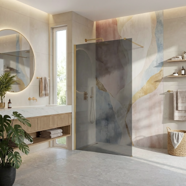 Dušo siena Flexi Grey / Brush Gold 130