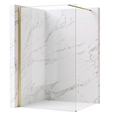 Dušo siena Flexi Transparent / Brush Gold 80