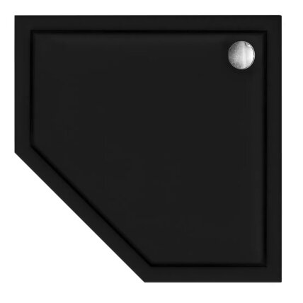 Dušo akrilo padėklas Diamond Juoda 90x90 2 Dušo akrilo padėklas Diamond Juoda 90x90 2