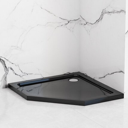 Dušo kabina DIAMOND BLACK MAT 90x90 11