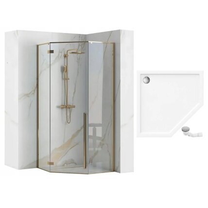 Dušo kabina DIAMOND GOLD 90x90 7 Dušo kabina DIAMOND GOLD 90x90 7