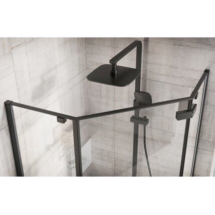Dušo kabina DIAMONT BLACK MAT 80x80 4 Dušo kabina DIAMONT BLACK MAT 80x80 4