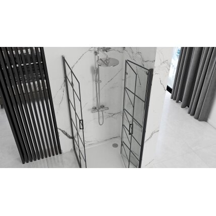 Dušo kabina Molier Black Double 90x90 2 Dušo kabina Molier Black Double 90x90 2