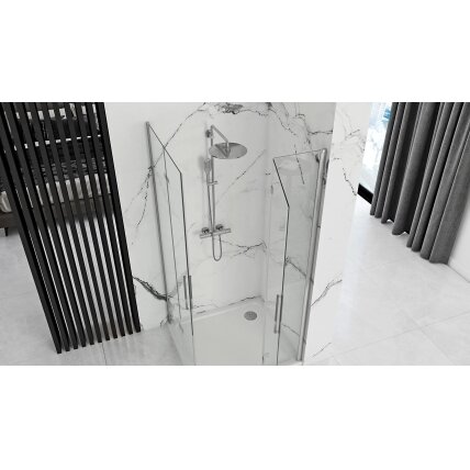 Dušo kabina Molier Chrome Double 100x100 2 Dušo kabina Molier Chrome Double 100x100 2