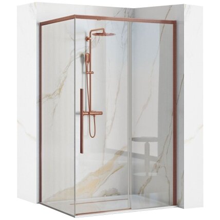 Dušo kabina SOLAR Copper Brush 100x80 Dušo kabina SOLAR Copper Brush 100x80