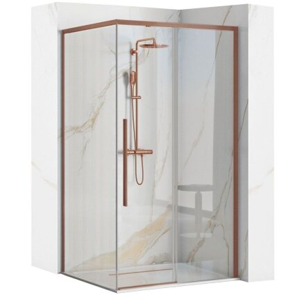 Dušo kabina SOLAR Copper Brush 90x90