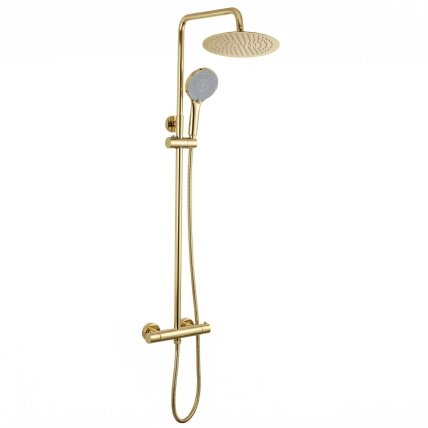 Dušo komplektas be čiaupo su termostatu Lungo Gold 4 Dušo komplektas be čiaupo su termostatu Lungo Gold 4