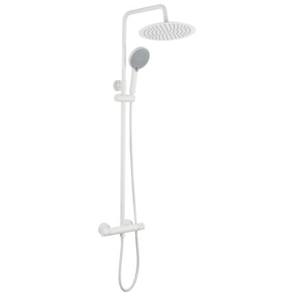 Dušo komplektas be čiaupo su termostatu Lungo White 5 Dušo komplektas be čiaupo su termostatu Lungo White 5