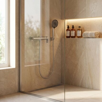 Dušo maišytuvas Hunter Brushed Nickel 3