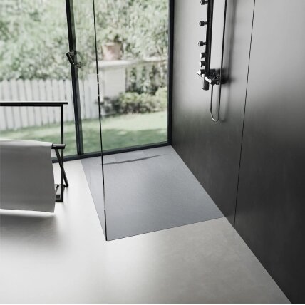 Dušo padėklas Bazalt Grey 90x90 Dušo padėklas Bazalt Grey 90x90