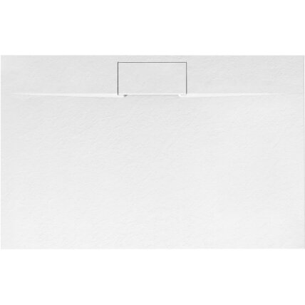Dušo padėklas Bazalt Long White 90x120 1