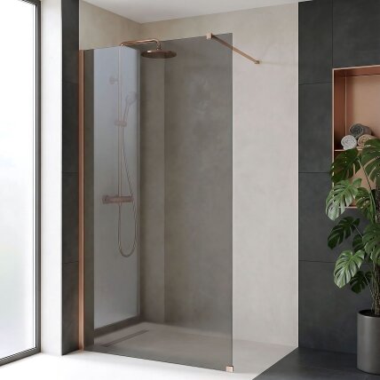 Dušo siena Flexi Grey / Brush Copper 80 4 Dušo siena Flexi Grey / Brush Copper 80 4