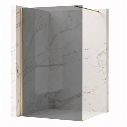 Dušo siena Flexi Grey / Brush Gold 120 1 Dušo siena Flexi Grey / Brush Gold 120 1