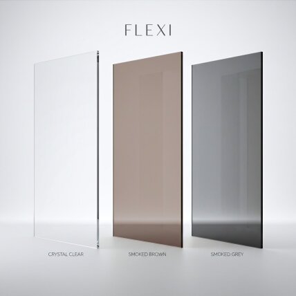 Dušo siena Flexi Grey / Gold 100 6 Dušo siena Flexi Grey / Gold 100 6