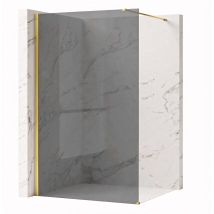 Dušo siena Flexi Grey / Gold 80 Dušo siena Flexi Grey / Gold 80
