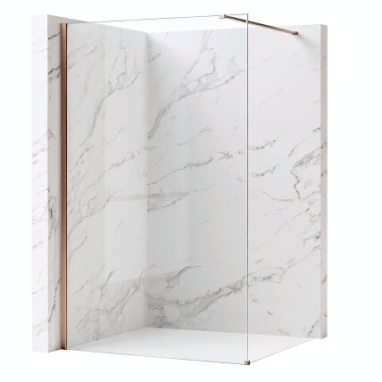 Dušo siena Flexi Transparent / Brush Copper 130