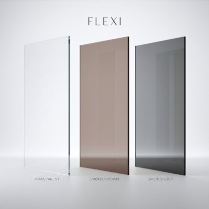 Dušo siena Flexi Transparent / Titan 130 7