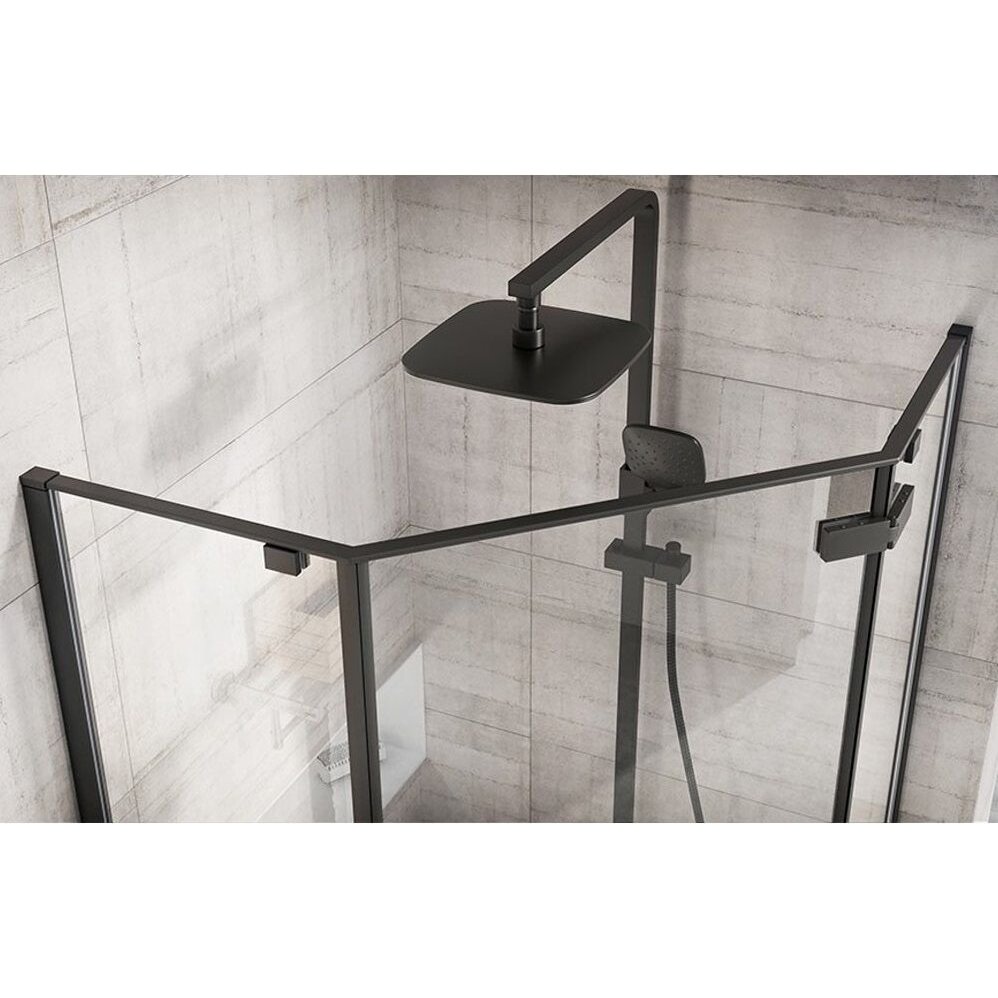 Dušo kabina DIAMONT BLACK MAT 80x80 4 Dušo kabina DIAMONT BLACK MAT 80x80 4
