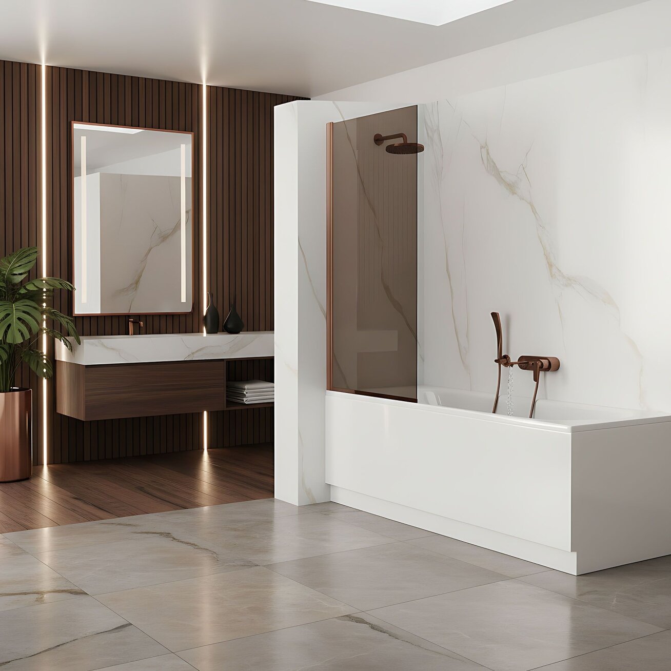 Ekranas Elegant Brush Copper 70 8 Ekranas Elegant Brush Copper 70 8