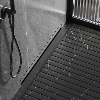 LINIJINIS SIENINIS DRENAS DL09 WALL JUODAS 80 CM DL09-WALL-BL80 11