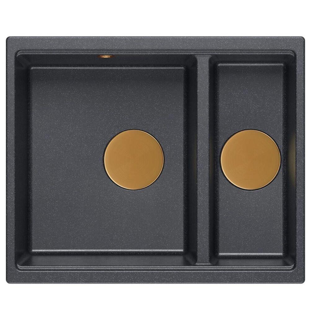granito kriauklė Logan 150 Black Metallic 5 granito kriauklė Logan 150 Black Metallic 5